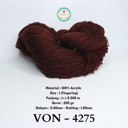 KATALOG - Benang Rajut Wool / Wol / Siet Yarn 200 gram VONEL (BENTUK HANK, TIDAK DIGULUNG) PART 1