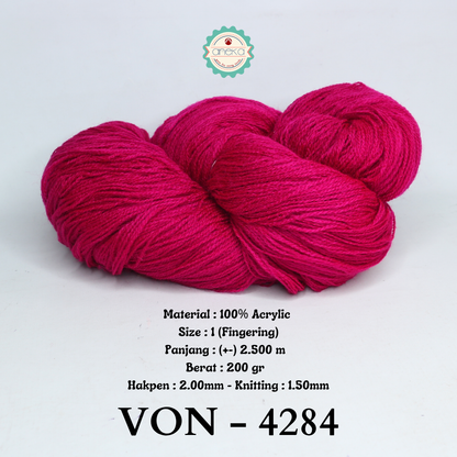 KATALOG - Benang Rajut Wool / Wol / Siet Yarn 200 gram VONEL (BENTUK HANK, TIDAK DIGULUNG) PART 2