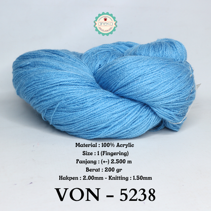 KATALOG - Benang Rajut Wool / Wol / Siet Yarn 200 gram VONEL (BENTUK HANK, TIDAK DIGULUNG) PART 3