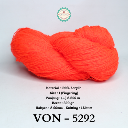 KATALOG - Benang Rajut Wool / Wol / Siet Yarn 200 gram VONEL (BENTUK HANK, TIDAK DIGULUNG) PART 1