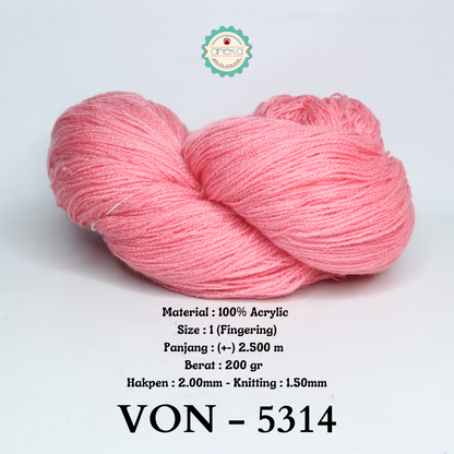 KATALOG - Benang Rajut Wool / Wol / Siet Yarn 200 gram VONEL (BENTUK HANK, TIDAK DIGULUNG) PART 2