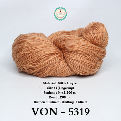 KATALOG - Benang Rajut Wool / Wol / Siet Yarn 200 gram VONEL (BENTUK HANK, TIDAK DIGULUNG) PART 2