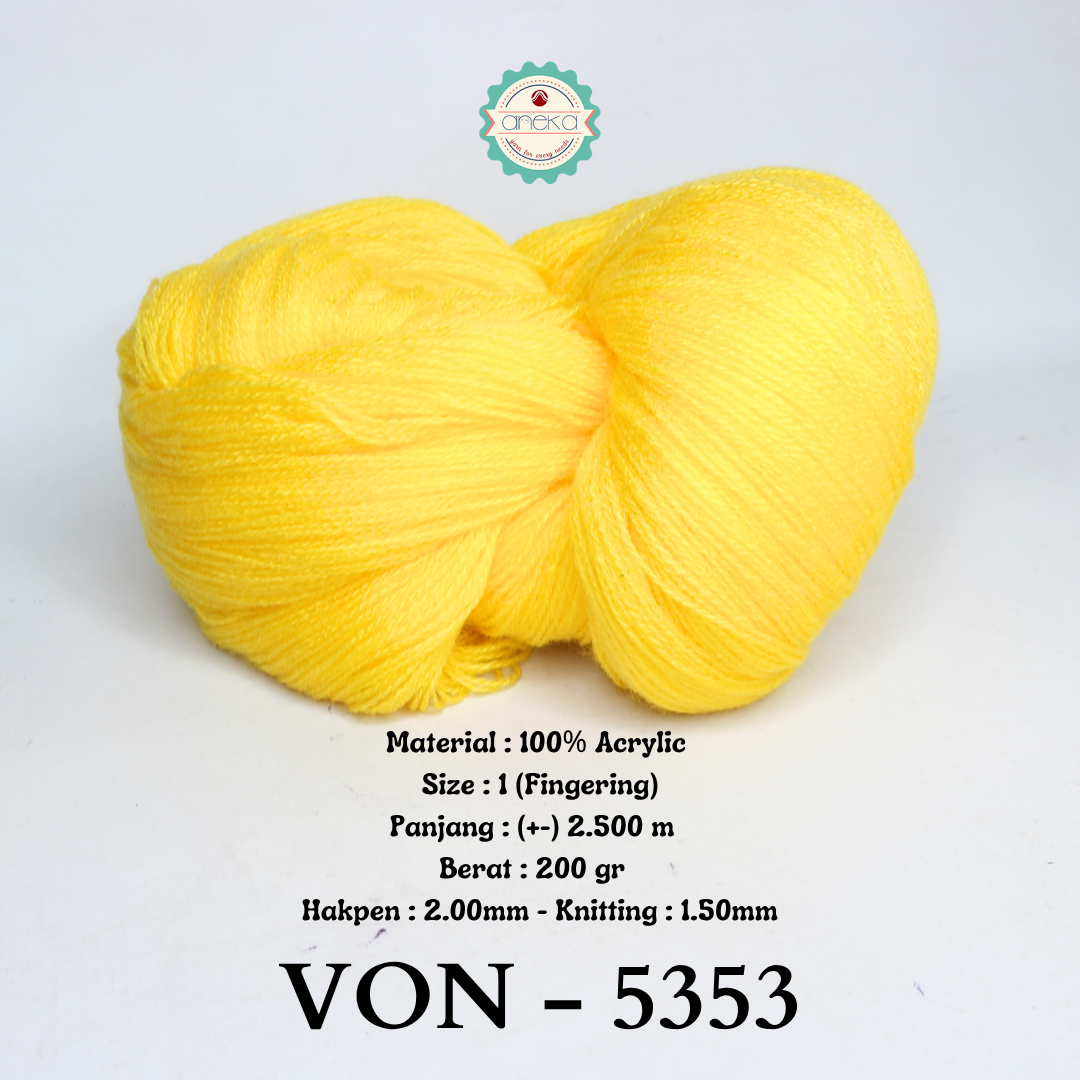 KATALOG - Benang Rajut Wool / Wol / Siet Yarn 200 gram VONEL (BENTUK HANK, TIDAK DIGULUNG) PART 1