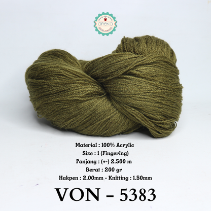 KATALOG - Benang Rajut Wool / Wol / Siet Yarn 200 gram VONEL (BENTUK HANK, TIDAK DIGULUNG) PART 2