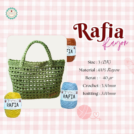 KATALOG - Benang Rajut Rafia Rayon / Raffia Yarn
