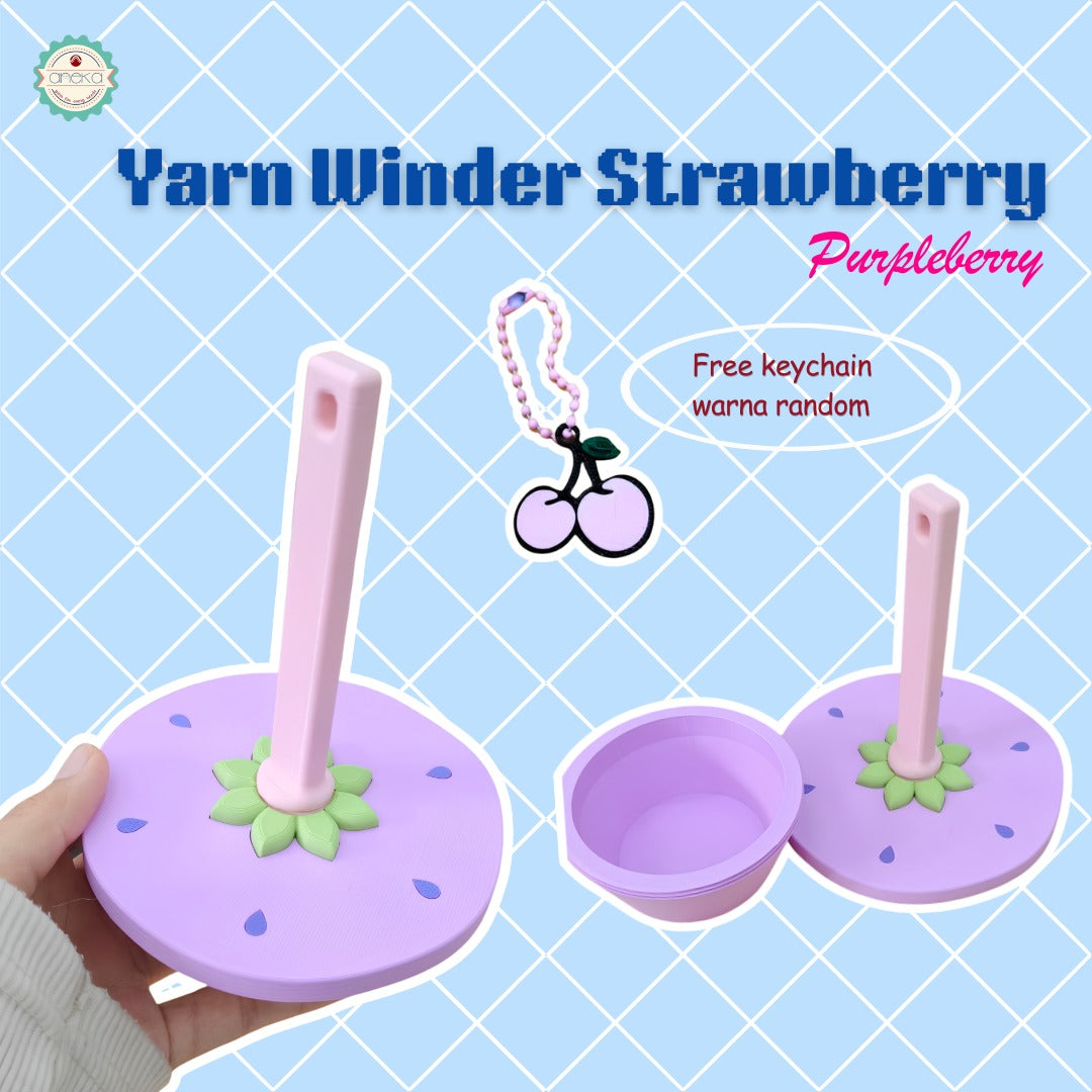 KATALOG - [PREORDER] 3D Print MIni Blossom Yarn Dispenser Holder / Wadah Benang Portable Lucu