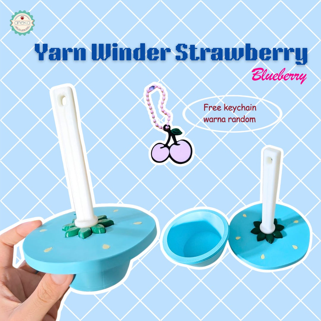 KATALOG - [PREORDER] 3D Print MIni Blossom Yarn Dispenser Holder / Wadah Benang Portable Lucu