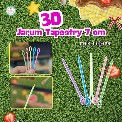 ANEKA - [5 PCS] 3D Print Jarum Tapestry 7 CM / Wool Needle
