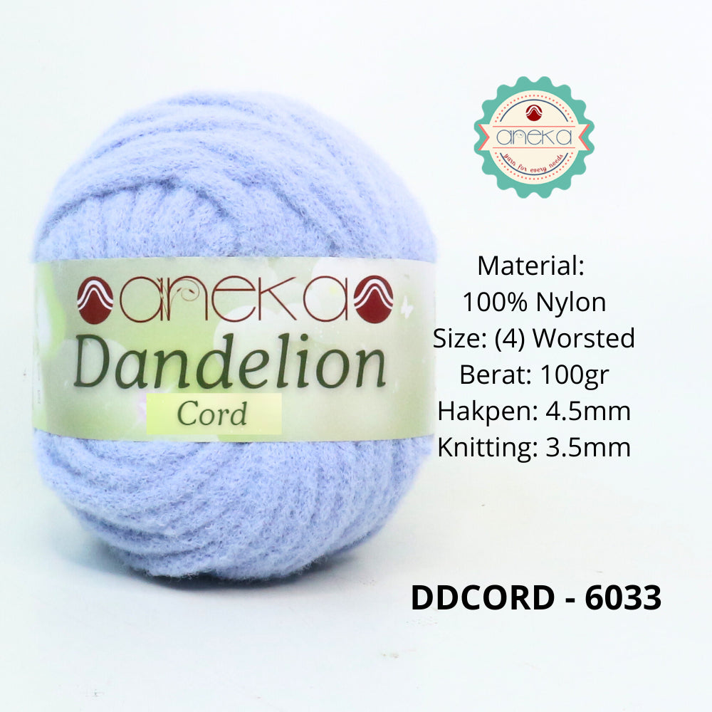KATALOG - Benang Rajut Dandelion Cord / Crochet Knitting Cord Yarn