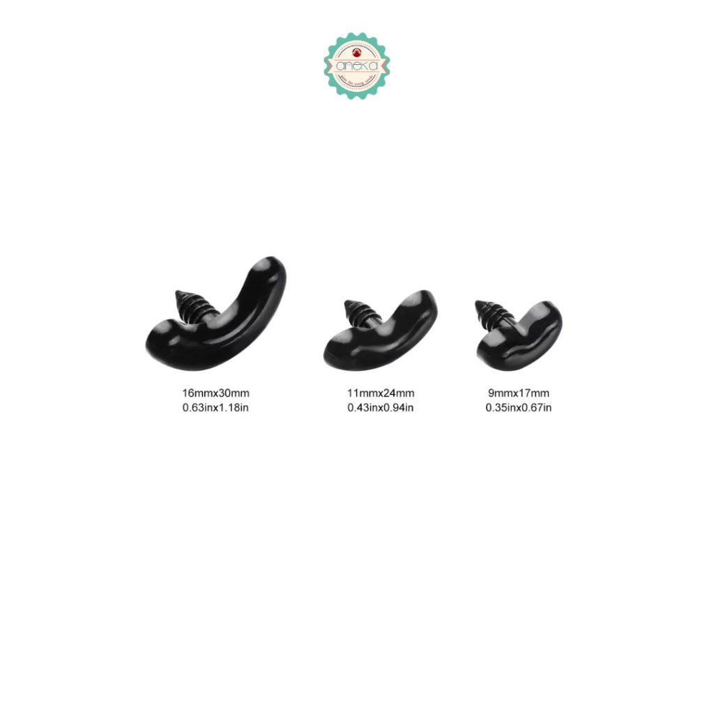 ANEKA - [10 PCS] Mata Boneka Lengkung Senyum / Smile Eyes Safety Accessories fot Toys