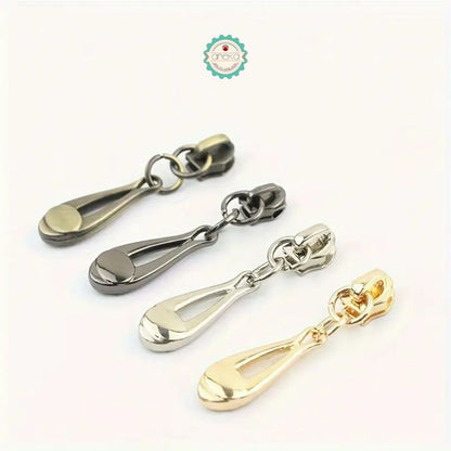 ANEKA - [2PCS] Kepala Ritsleting Bulir No. 3 / Pull Up Zipper Tears Water Drop Premium