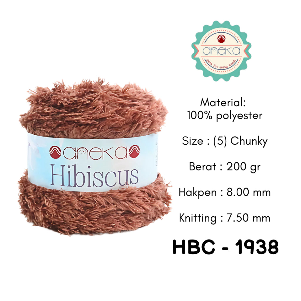 KATALOG - Benang Rajut Hibiscus / Eyelash Coral Mink Feather Crochet Knitting Yarn