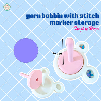 ANEKA - [PREORDER] 3D Print Yarn Spinner Storage Mickey / Alat Rajut Knitting