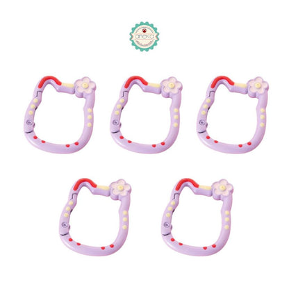 ANEKA - [5PCS] Kait Carabiner Hello Kitty Warna / Keychain Hook Premium