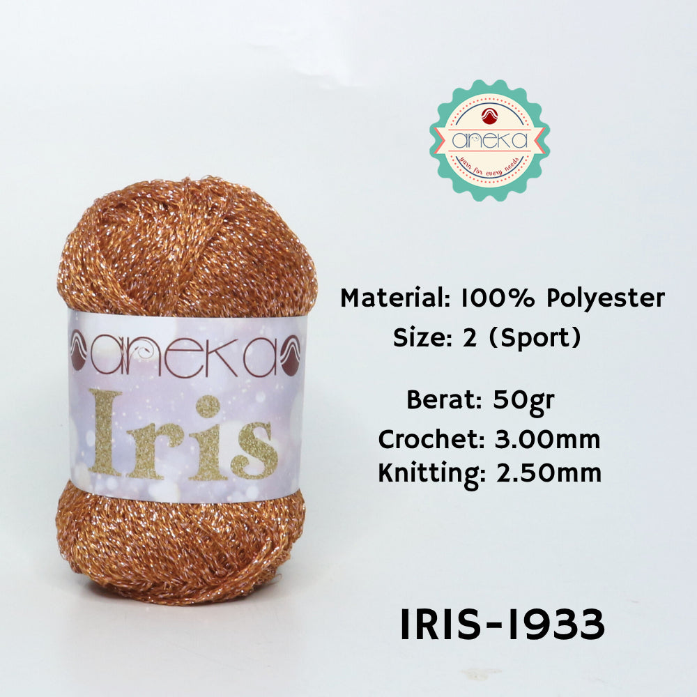 KATALOG - Benang Rajut Iris Glitter / Crochet Knitting Yarn