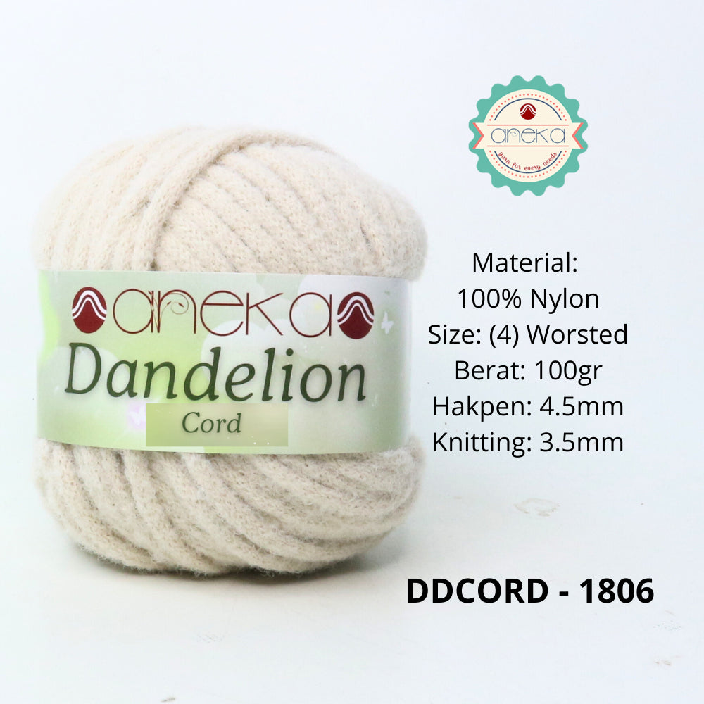 KATALOG - Benang Rajut Dandelion Cord / Crochet Knitting Cord Yarn