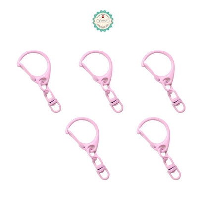 ANEKA - [5PCS] Kait Carabiner Bentuk C / Clasp Buckle Keychain Hook Premium