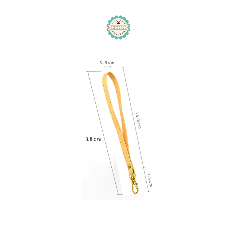 KATALOG - Phone Strap Kulit / Tas / Dompet / PU Leather Wrist Band Phone Lanyard for Cellphone Case Wallet Bag