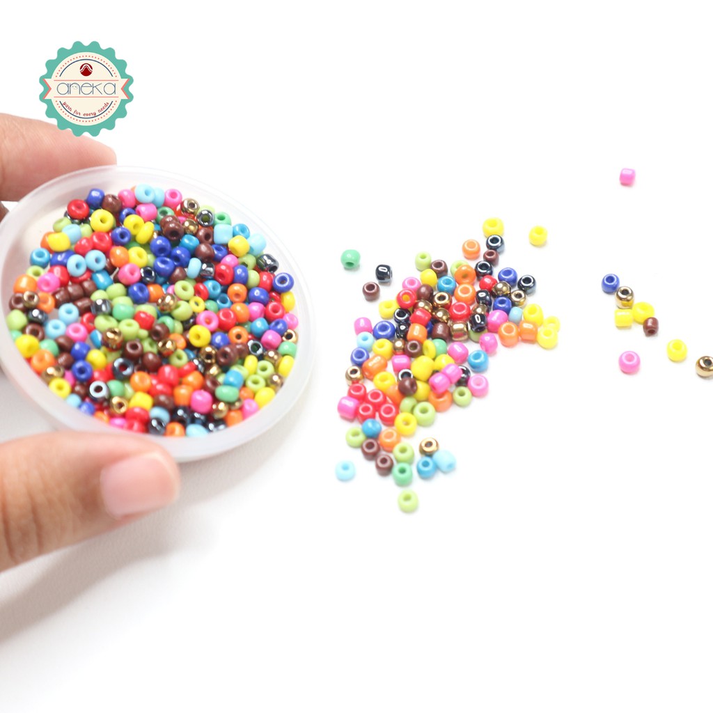 8/o Hiroshima Sand Mote / Mute Beads / Doff Glossy Jewelry Mote - 15 grams