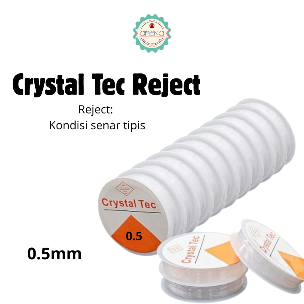 KATALOG - [SLOP - REJECT] Senar Elastis / Tali Karet Transparan / Crystal Tec