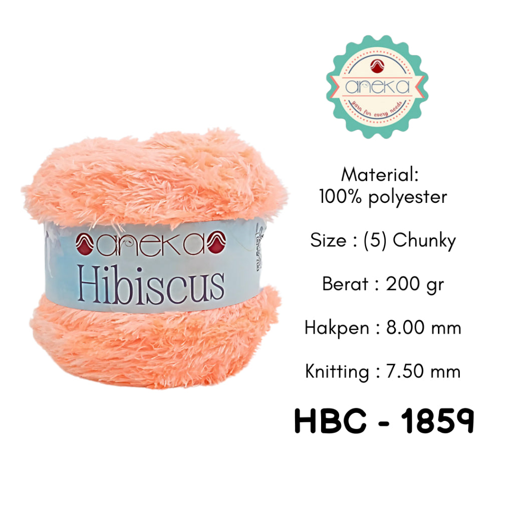 KATALOG - Benang Rajut Hibiscus / Eyelash Coral Mink Feather Crochet Knitting Yarn