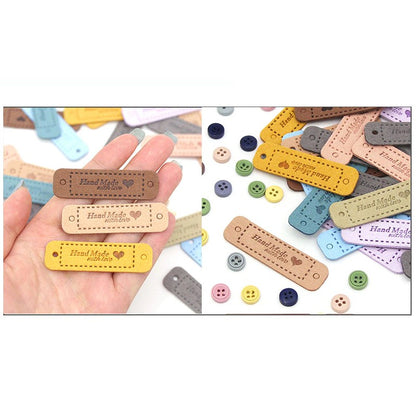 ANEKA - [2PCS] Handmade Tag / Label Bacaan Handmade Untuk Kerajinan Tangan
