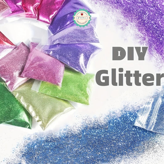 KATALOG - [50 gram] Glitter Warna Bubuk Halus / Serbuk Kerajinan DIY