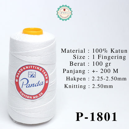 KATALOG - Benang Rajut Katun Panda / Cotton Yarn 1