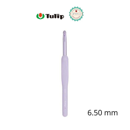 TULIP - [PCS] Alat Rajut Hakpen Etimo Murasaki /  Lavender Crochet Hook with Cushion Grip