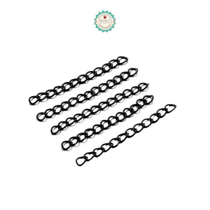 ANEKA - [5PCS] Rantai Konektor Warna 5cm /  Extended Extension Tail Chain Lobster Connector Jewelry