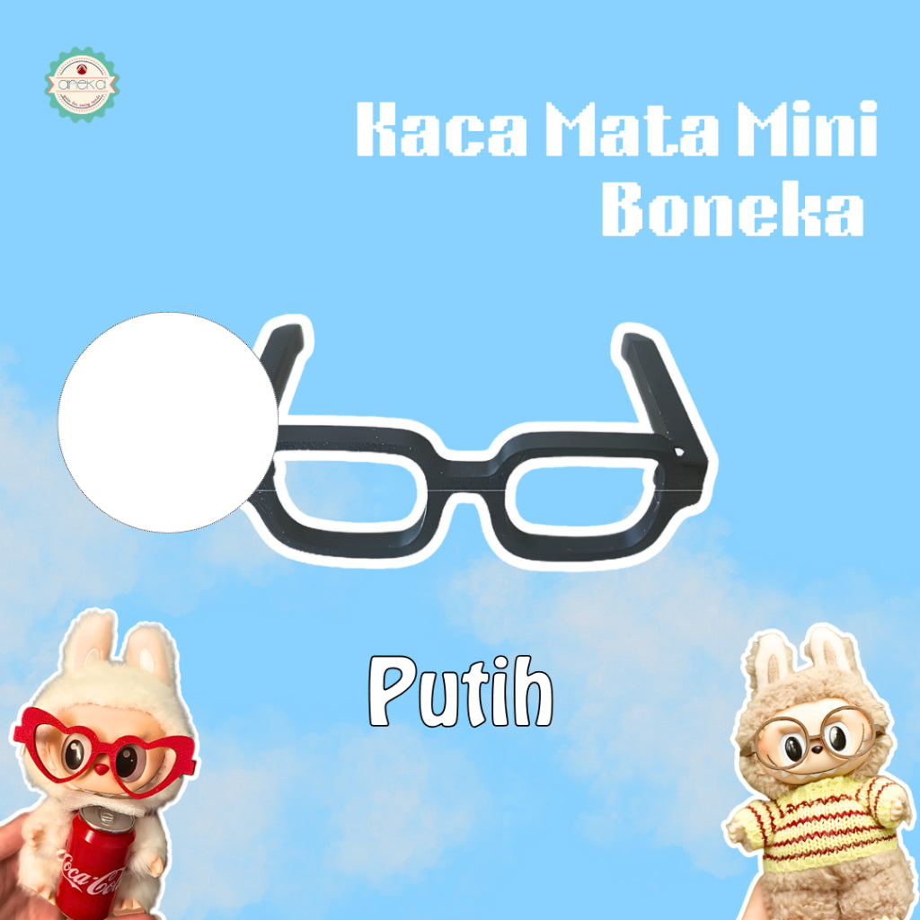 KATALOG - 3D Print Kaca Mata Boneka Unik Lucu / Dolls Glassses / Toy Accessories