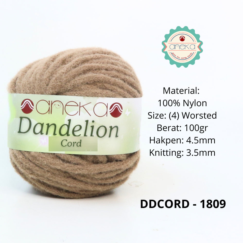 KATALOG - Benang Rajut Dandelion Cord / Crochet Knitting Cord Yarn