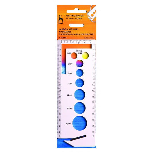 PONY - Pony Knitting Gauge with Cutter