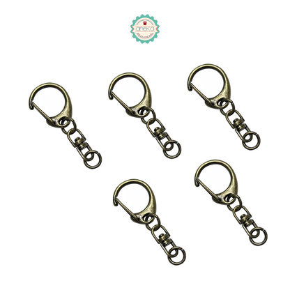 KATALOG - [5PCS] Kait Carabiner Bentuk C / Clasp Buckle Keychain Hook Premium