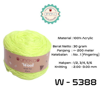 KATALOG - Benang Rajut Wool / Wol / Siet Yarn 30 dan 50 gram - 3