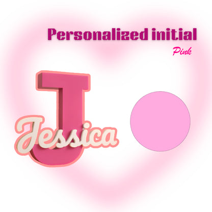 ANEKA - [PRE-ORDER] 3D Print Custom Hiasan Nama / Personalized Initial / Accessories Kamar Meja Lucu
