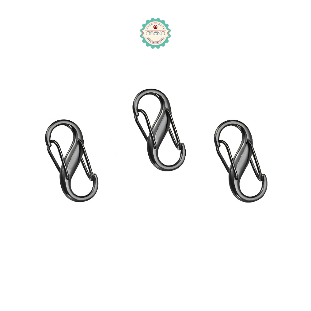 ANEKA - [5 PCS] Kait Dua Sisi  / Letter S Shape Buckle / Double Sided Keychain