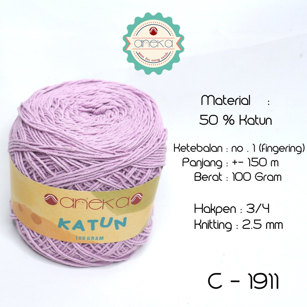KATALOG - Benang Rajut Katun Polos Part 2