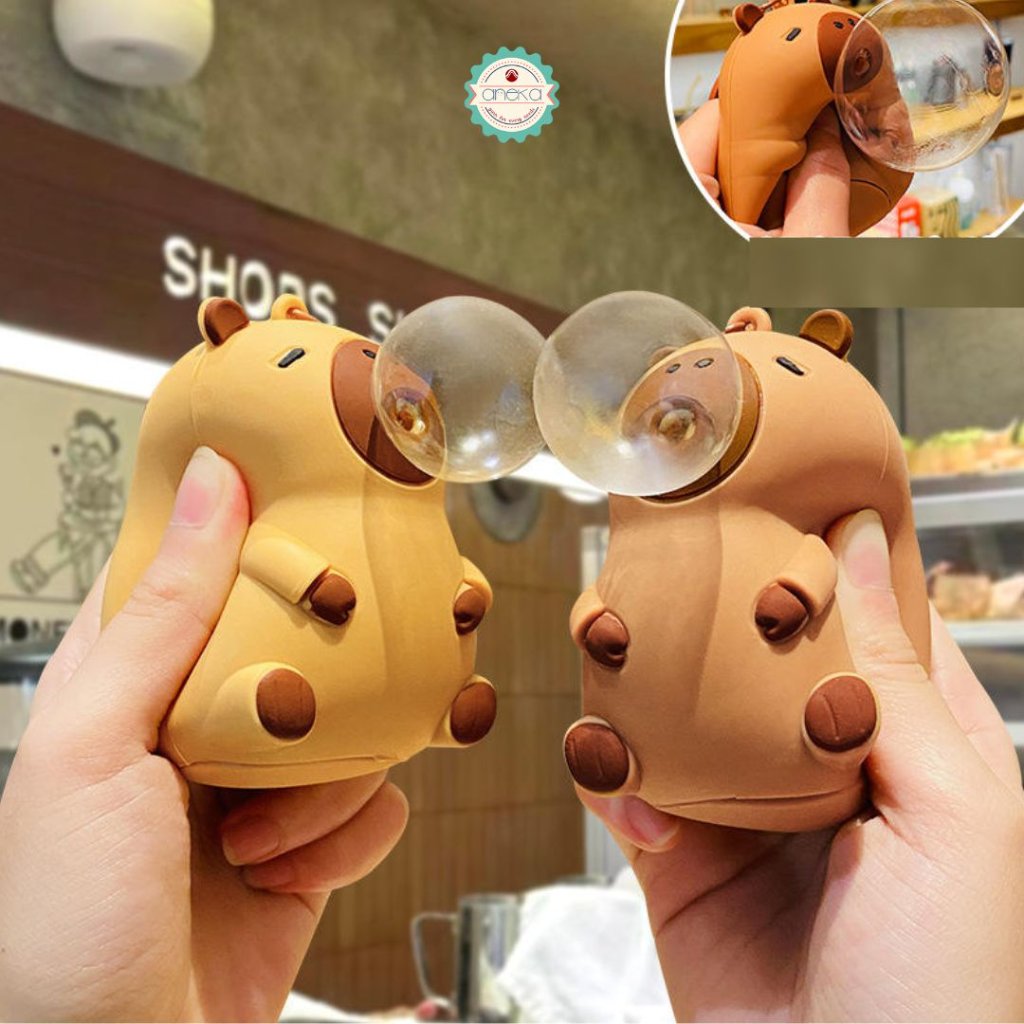 ANEKA - [2 PCS] Bubble Blowing Sillicone Press / Bola Karet Penghilang Stress