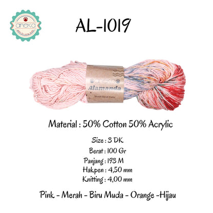 KATALOG - Benang Rajut Alamanda / Hand Dyed Yarn Cotton Yarn / Katun