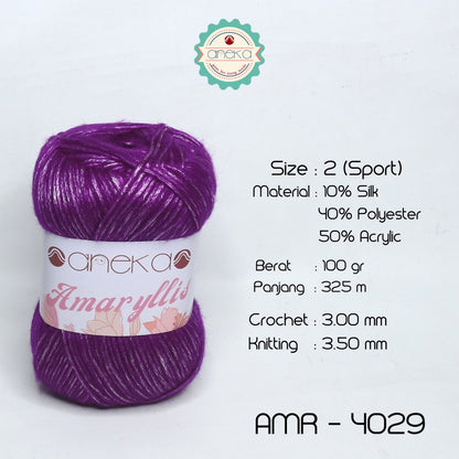 KATALOG - Amaryllis Yarn / Benang Rajut Amaryllis / Amarilis Silk Cotton