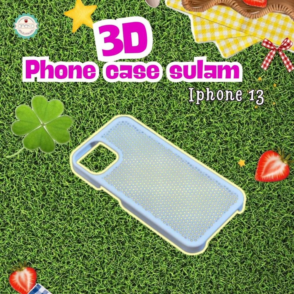 KATALOG - 3D Print Phone Case DIY Sulam for Iphone / Embroiderry HP / Casing Ponsel Lucu