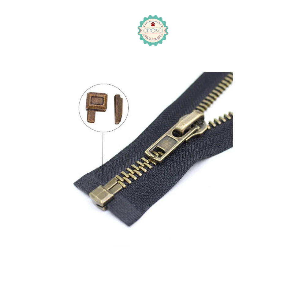 ANEKA - [5PCS] Stopper Zipper / Metal Zipper Head Sliders Retainer Insertion Pin