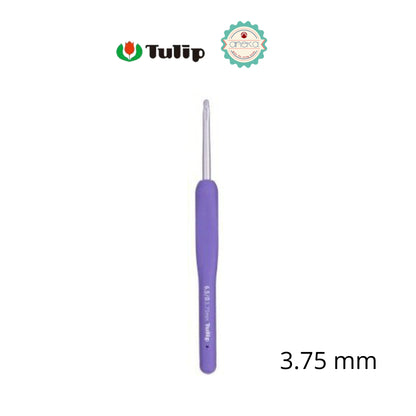TULIP - [PCS] Alat Rajut Hakpen Etimo Murasaki /  Lavender Crochet Hook with Cushion Grip