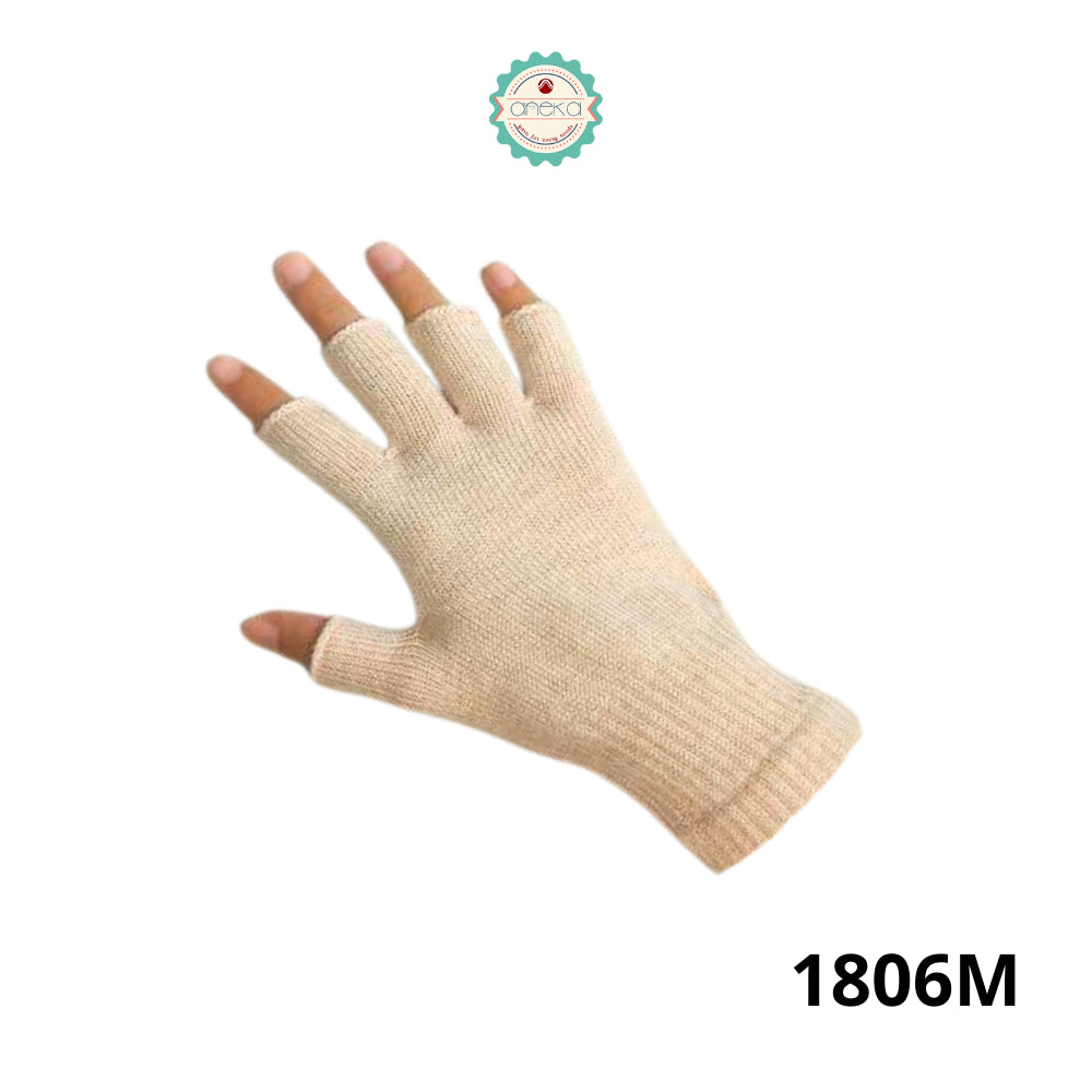 KATALOG - Sarung Tangan Jari Buntung Premium Rayon Viscose / Knitt Gloves Best Quality