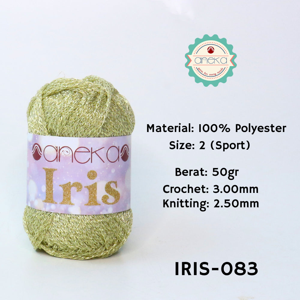 KATALOG - Benang Rajut Iris Glitter / Crochet Knitting Yarn