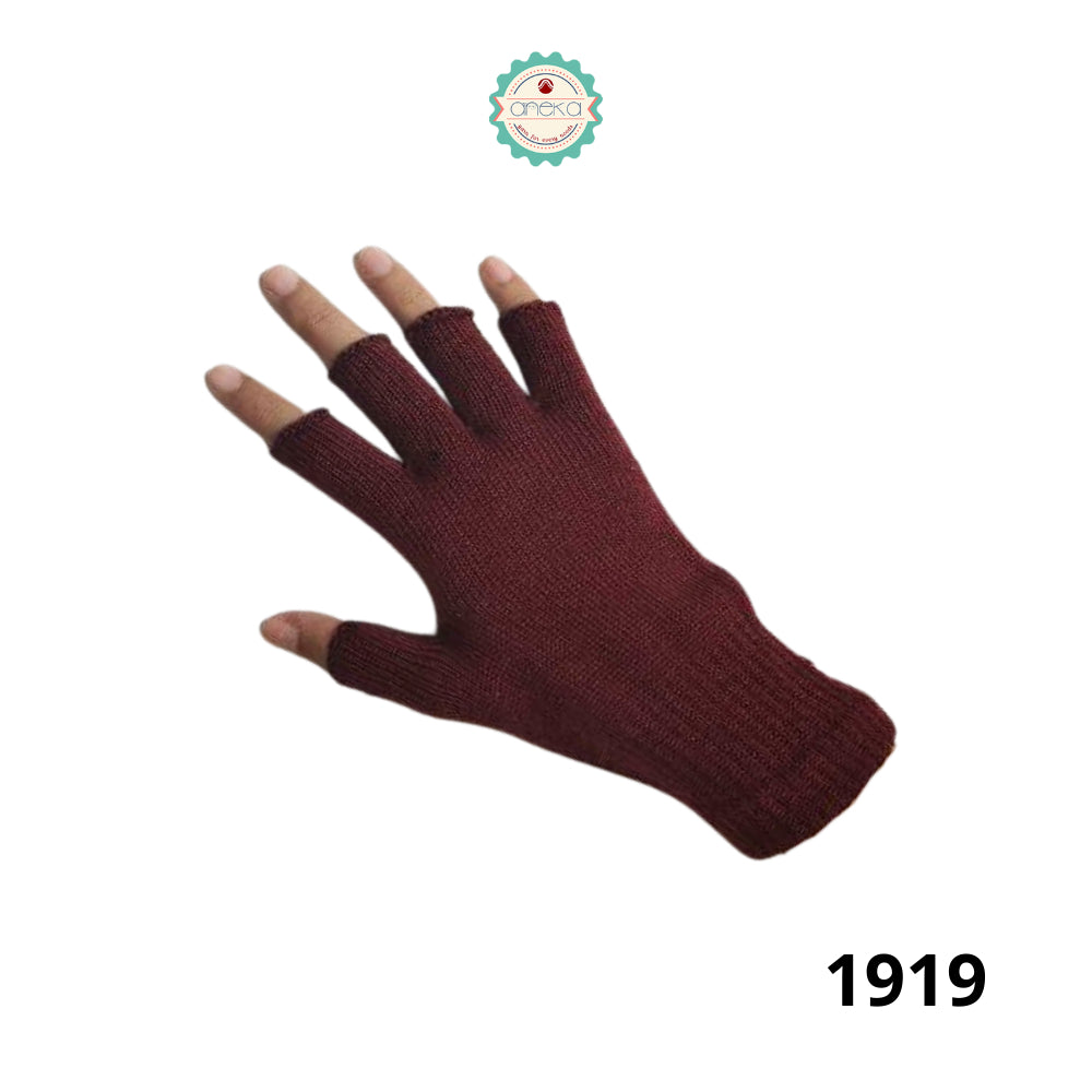 KATALOG - Sarung Tangan Jari Buntung Premium Rayon Viscose / Knitt Gloves Best Quality