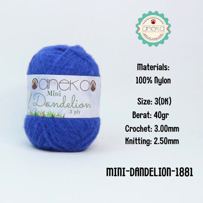KATALOG - Benang Rajut Mini Dandelion 3 Ply / Crochet Knitting Cord Yarn