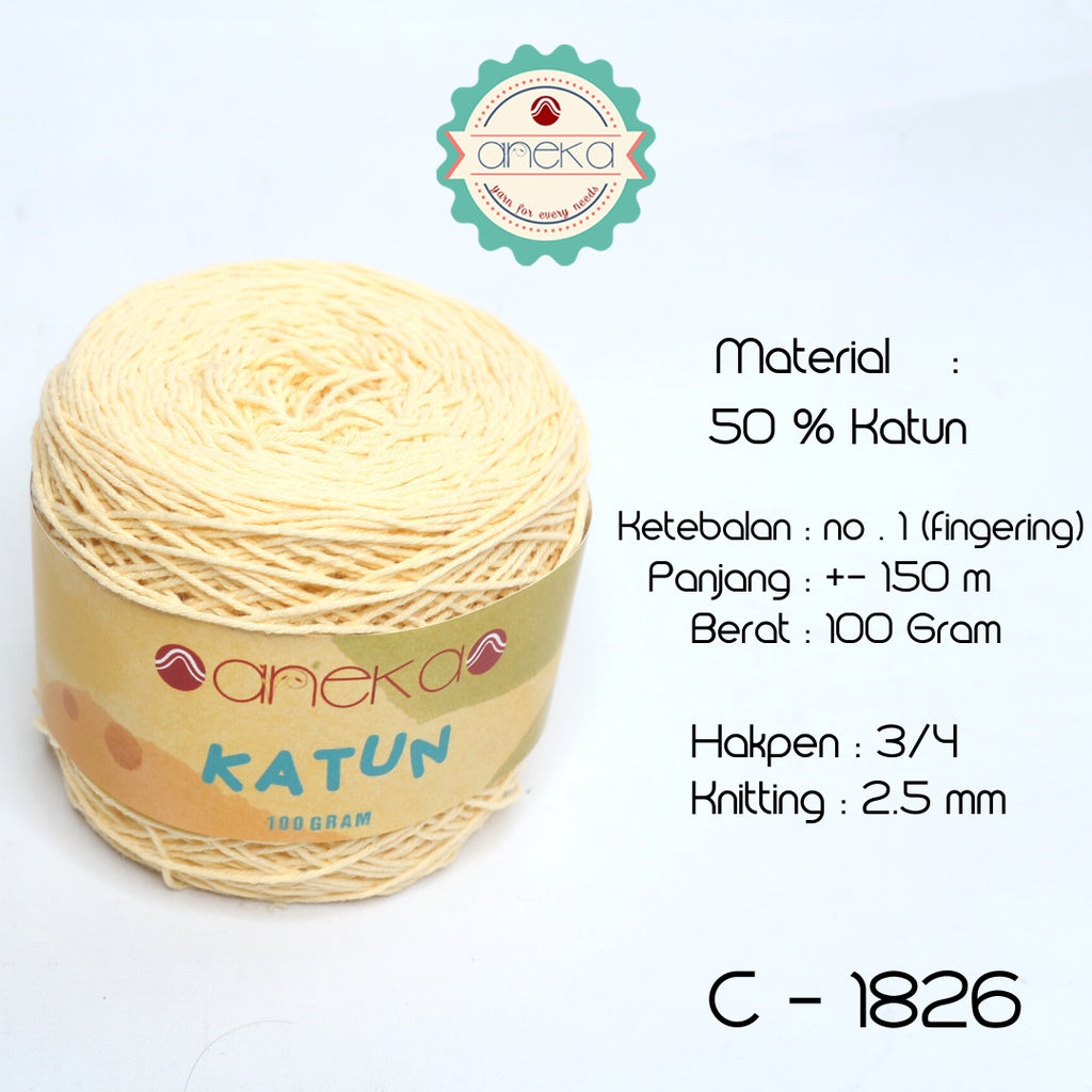 KATALOG - Benang Rajut Katun Polos Part 2