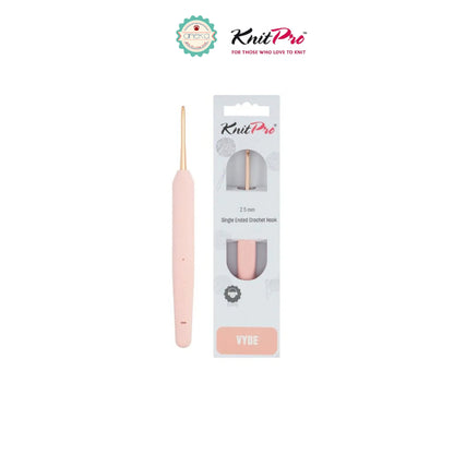 KNITPRO - Vybe Single Ended Crochet Hooks / Alat Rajut Hakpen